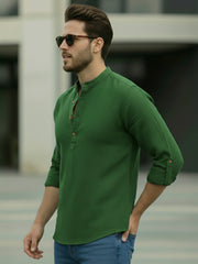 Mens Full Sleeve Casual Cotton Kurta