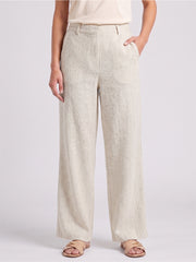 Vashuqi Beige Color Trousers For Women And Girls