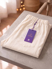 Vashuqi Beige Color Trousers For Women And Girls