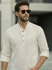 Mens Full Sleeve Casual Cotton Kurta