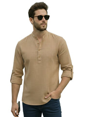 Mens Full Sleeve Casual Cotton Kurta