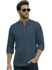 Mens Full Sleeve Casual Cotton Kurta