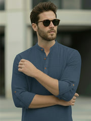 Mens Full Sleeve Casual Cotton Kurta