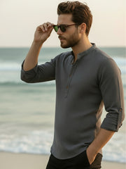Mens Full Sleeve Casual Cotton Kurta