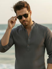Mens Full Sleeve Casual Cotton Kurta