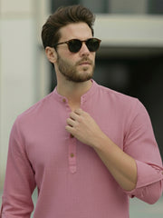 Mens Full Sleeve Casual Cotton Kurta