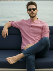 Mens Full Sleeve Casual Cotton Kurta