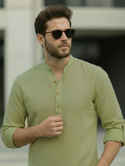 Mens Full Sleeve Casual Cotton Kurta