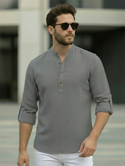 Mens Full Sleeve Casual Cotton Kurta