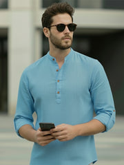Mens Full Sleeve Casual Cotton Kurta