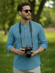 Mens Full Sleeve Casual Cotton Kurta