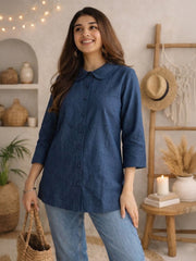 Women shirt collar Regular Fit Shirts