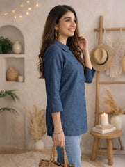Women shirt collar Regular Fit Shirts