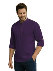 Mens Full Sleeve Casual Cotton Kurta