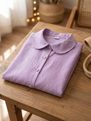 Women shirt collar Regular Fit Shirts