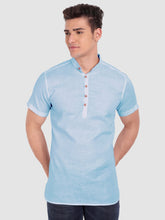 Mens Half Sleeve Casual Cotton Kurta