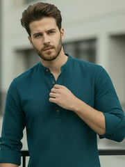 Mens Full Sleeve Casual Cotton Kurta