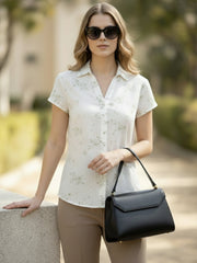 Women shirt collar Regular Fit Shirts