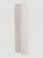 Vashuqi Cream Color Trousers For Women And Girls