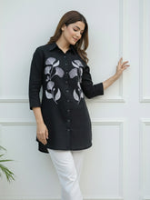 Women 3/4Th sleeve shirt collar Shirts