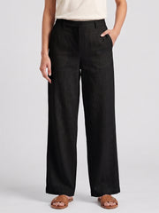 Vashuqi  Black Color Trousers For Women And Girls