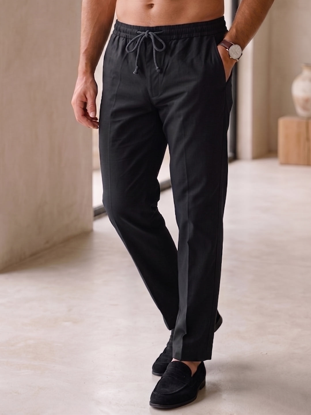 Black Color Trousers For Man and boys