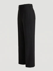 Vashuqi  Black Color Trousers For Women And Girls